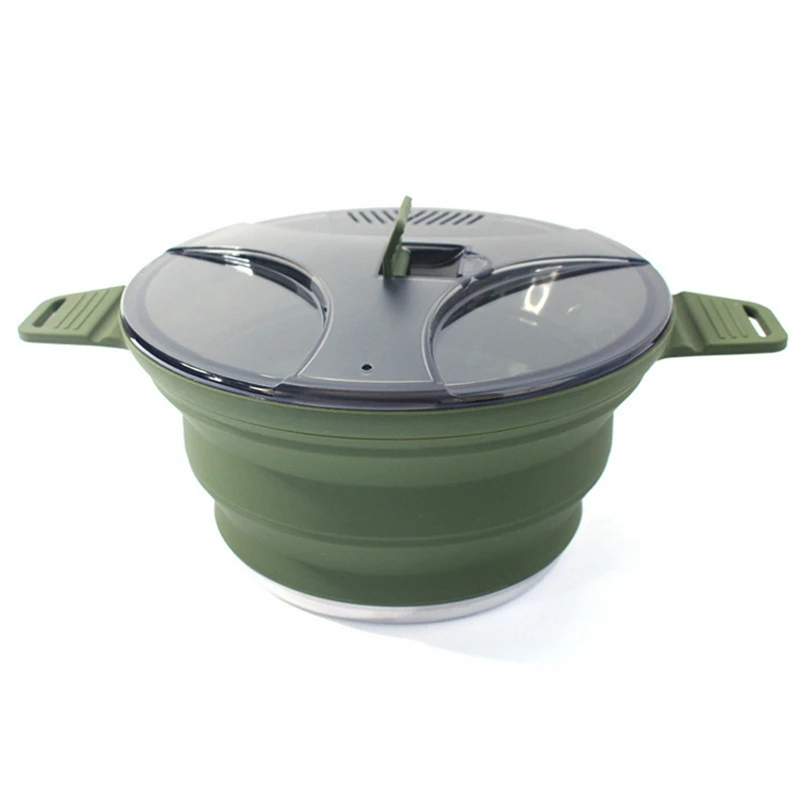 1 PCS Outdoor Folding Pot Portable Picnic Pot Stainless Steel Camping Cooker ,Khaki
1 PCS Outdoor Folding Pot Portable Picnic Pot Stainless Steel Camping Cooker ,Khaki