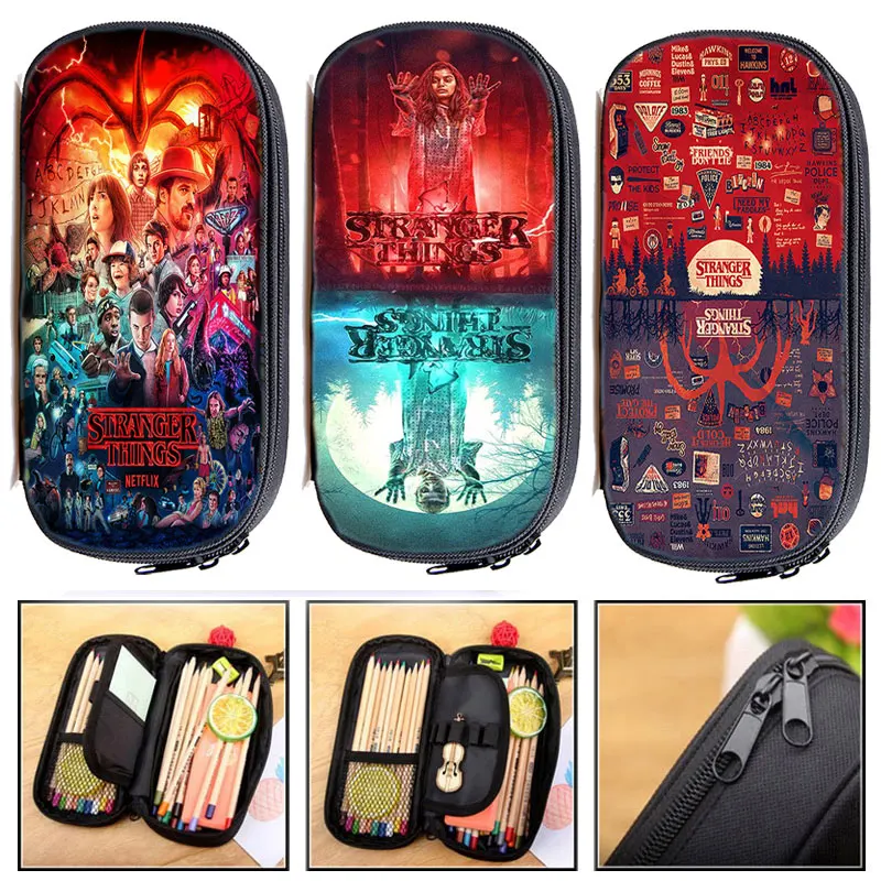 Movies Stranger Things 4 Pencil Bag Cosmetic Cases Students School Supplies Pencil Case Stationery Bag Kids Pencil Holder Box
Movies Stranger Things 4 Pencil Bag Cosmetic Cases Students School Supplies Pencil Case Stationery Bag Kids Pencil Holder Box