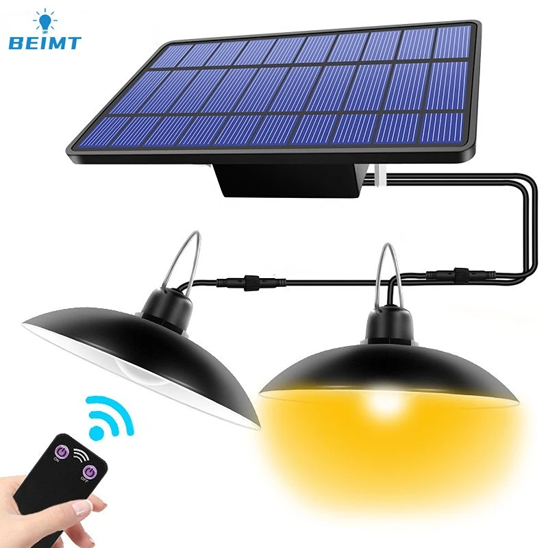 Double Head Solar Pendant Light Outdoor Indoor Solar Lamp With Line Warm White/White Lighting For Camping Garden Yard 
Double Head Solar Pendant Light Outdoor Indoor Solar Lamp With Line Warm White/White Lighting For Camping Garden Yard
