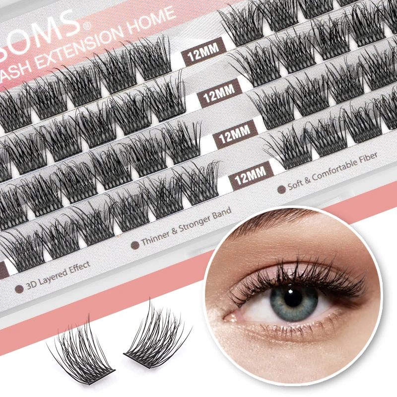 DIY Cluster Lashes C/D Curl 48PCS 3D Fluffy Eyelash Extension Dovetail Segmented Volume Natural Mink Eyelashes Individual Lash
DIY Cluster Lashes C/D Curl 48PCS 3D Fluffy Eyelash Extension Dovetail Segmented Volume Natural Mink Eyelashes Individual Lash