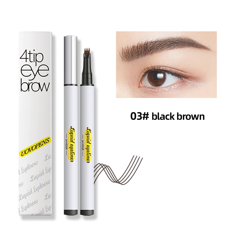 3D 4 Fork Tip Eyebrow Pencil Cosmetics Shade Waterproof Liquid Marker Tint For Eyebrows Professional High Quality Female Makeup
3D 4 Fork Tip Eyebrow Pencil Cosmetics Shade Waterproof Liquid Marker Tint For Eyebrows Professional High Quality Female Makeup