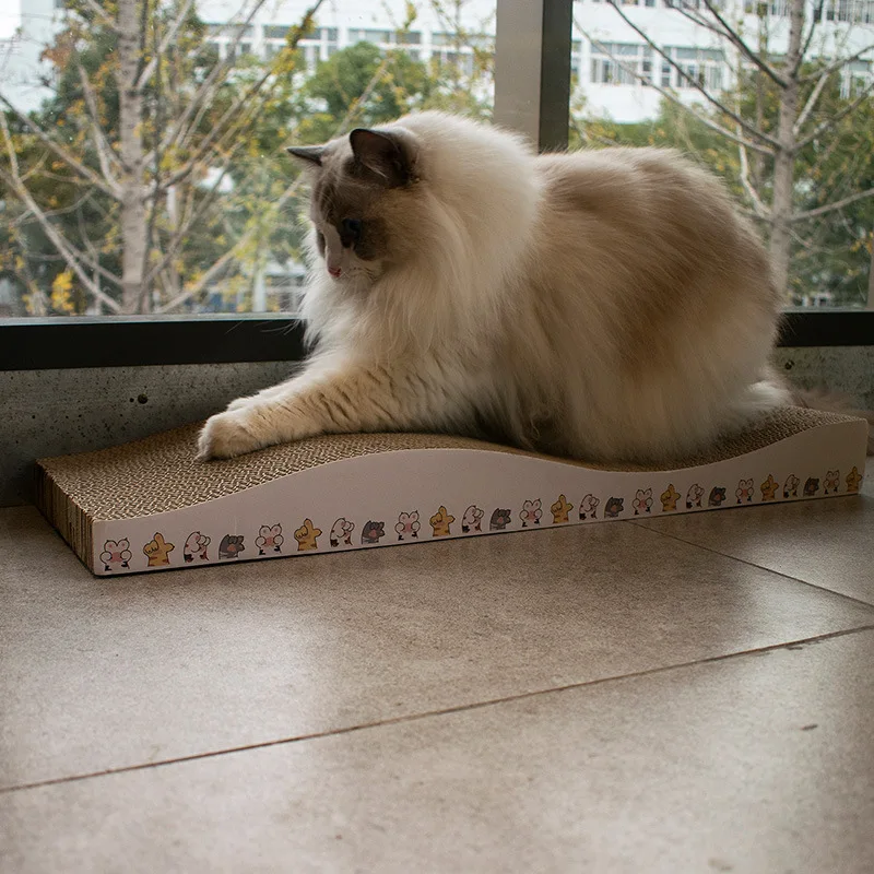 Cat Scratch Board Pad Grinding Nails Interactive Protecting Furniture Cat Toy Corrugated Large Size Catw Scratcher Toy Cardboard
Cat Scratch Board Pad Grinding Nails Interactive Protecting Furniture Cat Toy Corrugated Large Size Catw Scratcher Toy Cardboard