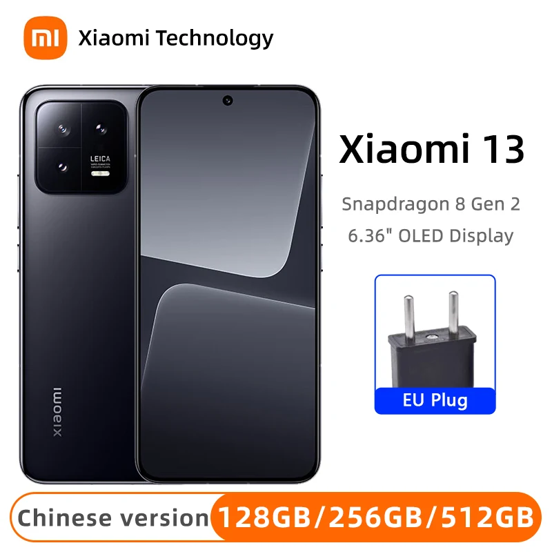 Xiaomi Mi 13 Smartphone Snapdragon 8 Gen 2 50MP Leica Camera 120HZ OLED Screen IP68 Waterproof 4500mAh 67W HyperCharger MIUI 14
Xiaomi Mi 13 Smartphone Snapdragon 8 Gen 2 50MP Leica Camera 120HZ OLED Screen IP68 Waterproof 4500mAh 67W HyperCharger MIUI 14