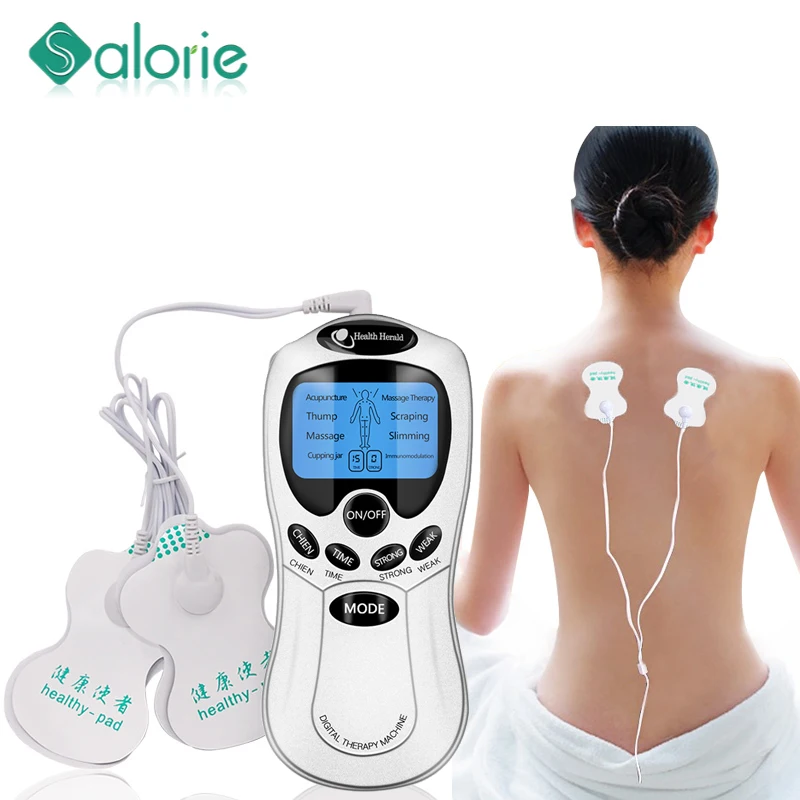 Tens Machine with 4 Electrode Pads Acupuncture Electric Therapy Massageador EMS Pulse Body Slimmming Massage Tools Health Care
Tens Machine with 4 Electrode Pads Acupuncture Electric Therapy Massageador EMS Pulse Body Slimmming Massage Tools Health Care