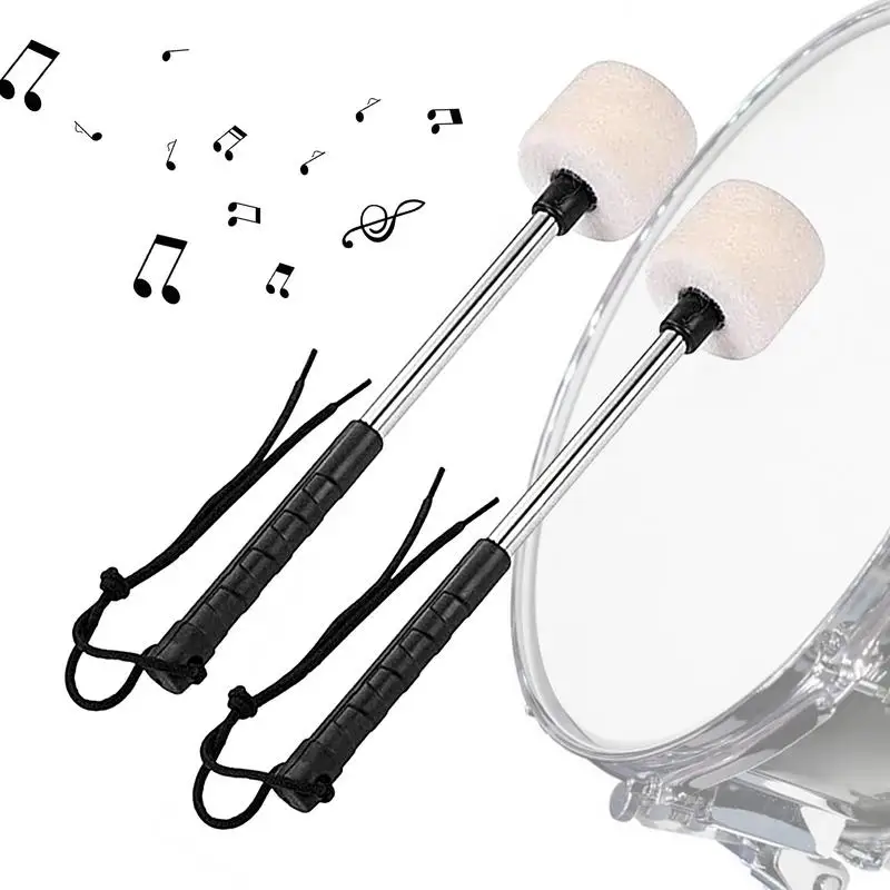 Bass Percussion Sticks Multi-Functional Drum Mallet Sticks With Rubber Covers Drum Playing Necessities For Home Recording Room
Bass Percussion Sticks Multi-Functional Drum Mallet Sticks With Rubber Covers Drum Playing Necessities For Home Recording Room