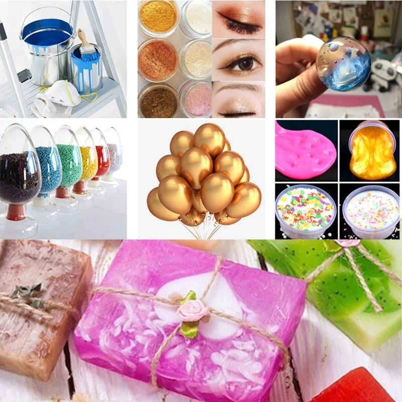 

Cosmetic Grade Pearlescent Natural Mica Mineral Powder Epoxy Resin Dye Pearl Pigment Candle Making Dyes Accessories