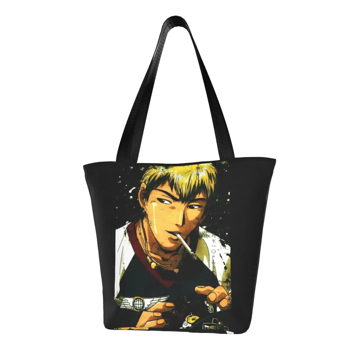 Great Teacher Onizuka Anime Japan Shopping Bag manga Eikichi Onizuka smoke hair Work Cloth Handbags Student Fashion Vintage Bags 
Great Teacher Onizuka Anime Japan Shopping Bag manga Eikichi Onizuka smoke hair Work Cloth Handbags Student Fashion Vintage Bags