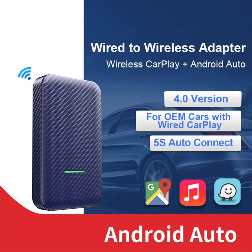 Wireless CarPlay Android Auto Adapter CarPlay Dongle Auto Connect Activator For VW Honda Audi Benz Mazda Car MP4 MP5 Play
Wireless CarPlay Android Auto Adapter CarPlay Dongle Auto Connect Activator For VW Honda Audi Benz Mazda Car MP4 MP5 Play