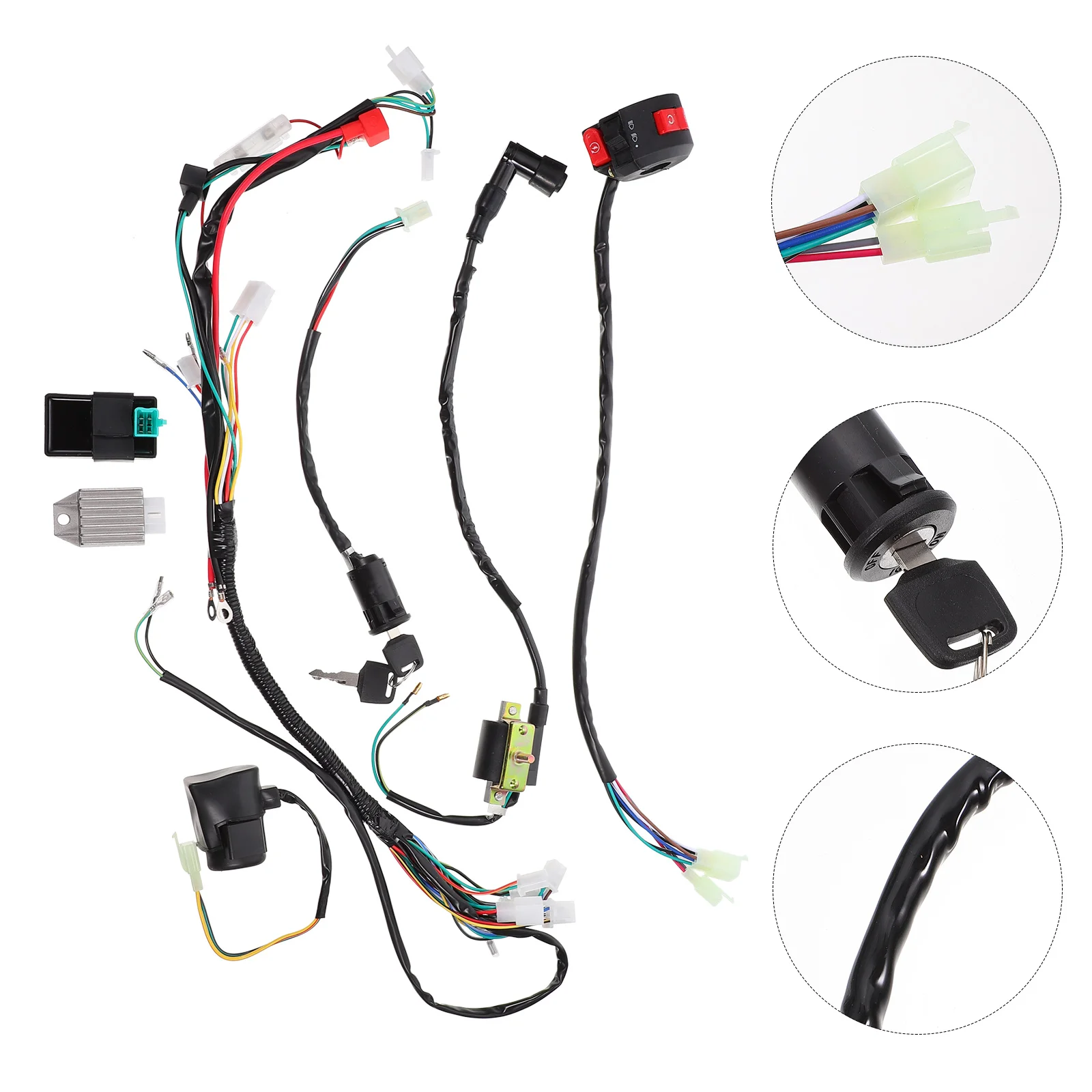 1 Set Durable ATV Harness Coil Motorcycle Wiring Harness Useful ATV Parts
1 Set Durable ATV Harness Coil Motorcycle Wiring Harness Useful ATV Parts