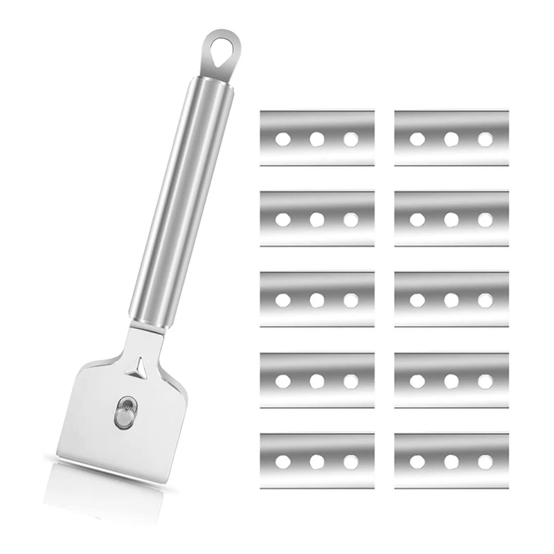 Glass Scraper With 10 Replacement Blades With Ceramic Hob Scraper - Cooker Glass Scraper For Ceramic Hob
Glass Scraper With 10 Replacement Blades With Ceramic Hob Scraper - Cooker Glass Scraper For Ceramic Hob
