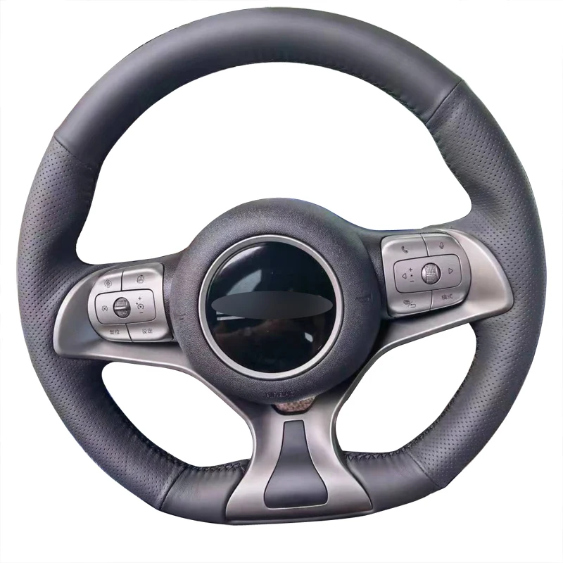 Braiding Steering Wheel Cover Cowhide for BYD Dolphin 2023 Atto3 Hand Sewing Leather Interior Accessories
Braiding Steering Wheel Cover Cowhide for BYD Dolphin 2023 Atto3 Hand Sewing Leather Interior Accessories