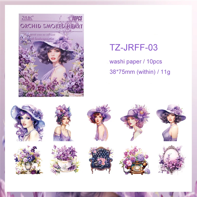 Набор стикеров Jianwu Beauty Is Flourishing Series
Набор стикеров Jianwu Beauty Is Flourishing Series