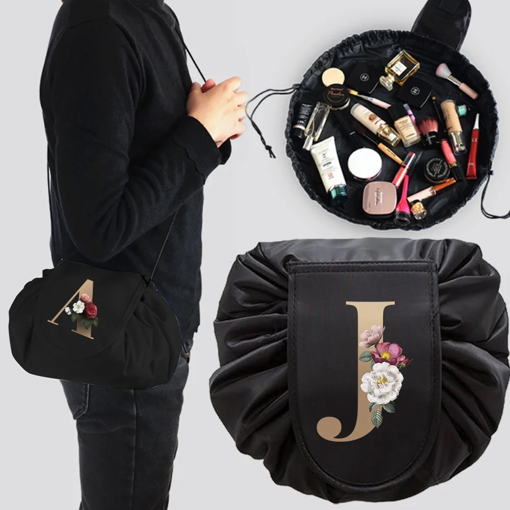 Women Drawstring Cosmetic Bag Organizer Travel Toiletry Storage Shoulder Bag MakeUp Pouch Large Capacity Beauty Case Gold Series
Women Drawstring Cosmetic Bag Organizer Travel Toiletry Storage Shoulder Bag MakeUp Pouch Large Capacity Beauty Case Gold Series