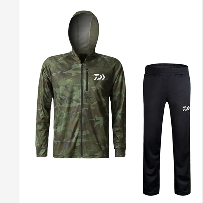 Summer New Men Outdoor Fishing Clothing Set Camouflage Fishing Shirt Thin Breathable Quick Dry Anti-uv Shirt Fishing Suit
Summer New Men Outdoor Fishing Clothing Set Camouflage Fishing Shirt Thin Breathable Quick Dry Anti-uv Shirt Fishing Suit