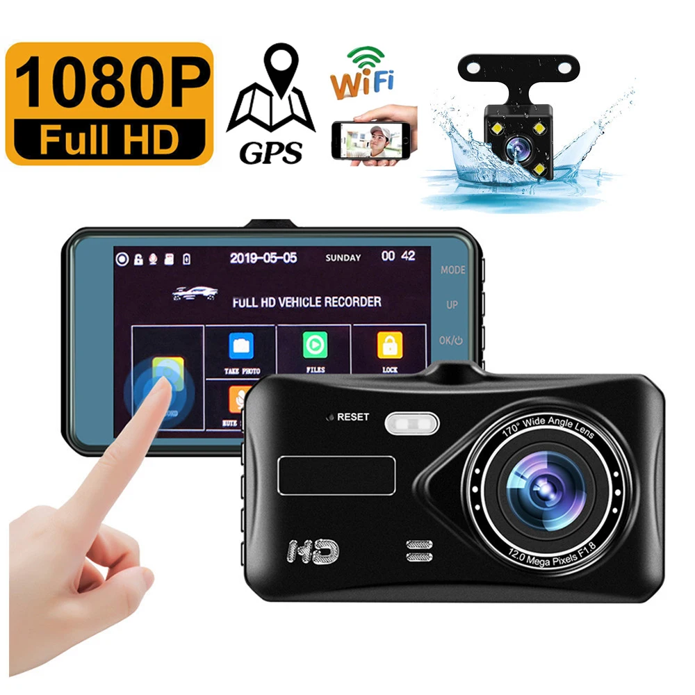Автомобильный видеорегистратор WiFi Full HD 1080P, видеорегистратор с камерой заднего вида, Автомобильный видеорегистратор с ночным видением, Автомобильный видеорегистратор, камера GPS-трекер, черный ящик
Автомобильный видеорегистратор WiFi Full HD 1080P, видеорегистратор с камерой заднего вида, Автомобильный видеорегистратор с ночным видением, Автомобильный видеорегистратор, камера GPS-трекер, черный ящик