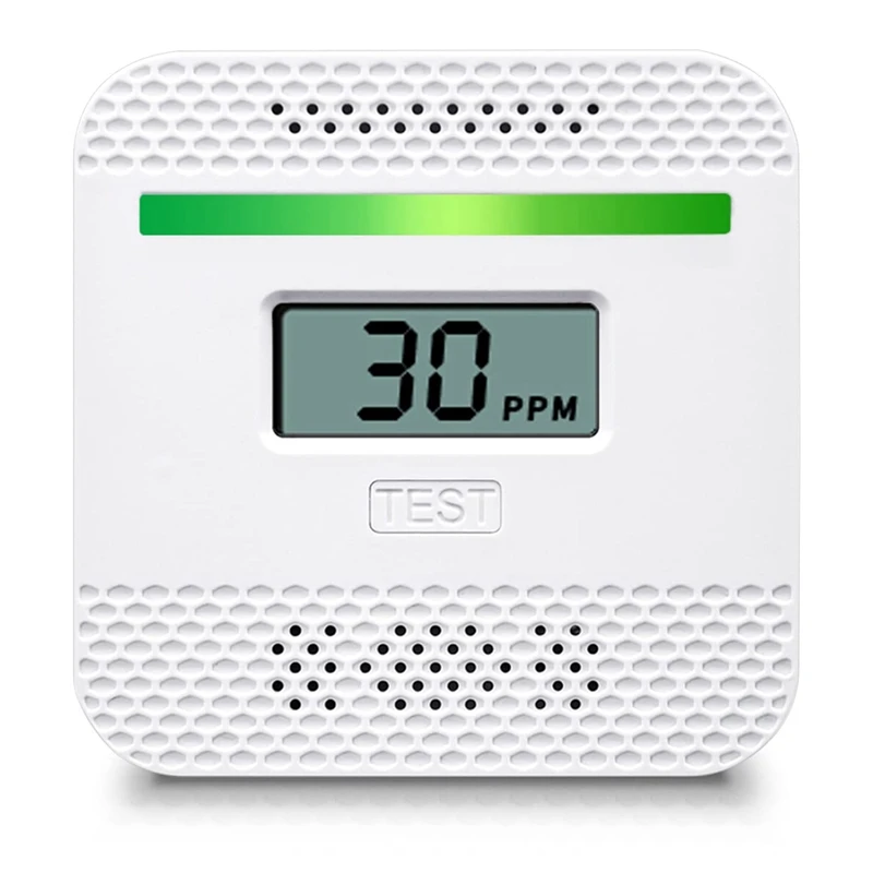 1 Pcs Carbon Monoxide Alarm With LCD Digital Display White For Travel Home, Battery Powered
1 Pcs Carbon Monoxide Alarm With LCD Digital Display White For Travel Home, Battery Powered