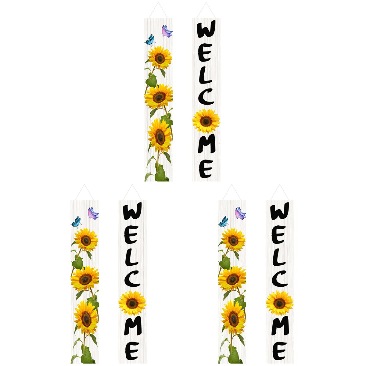 3 Pairs Indoor Rustic Patio Door Hanging Banner Signs Outdoor Welcome Signs Door Porch Sign
3 Pairs Indoor Rustic Patio Door Hanging Banner Signs Outdoor Welcome Signs Door Porch Sign