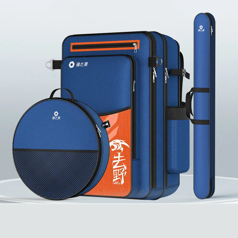 

Большая вместительная сумка для рыбалки, сумка для удочки, сумка для рыболовных снастей, многофункциональный водонепроницаемый спортивный наплечный рюкзак для хранения оборудования