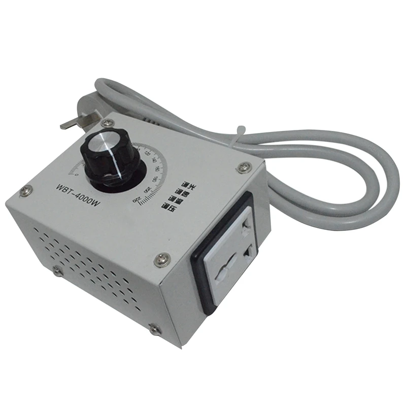 4000W AC 220V Variable Voltage Controller Control for Fan Speed Motor Dimmer AU Plug
4000W AC 220V Variable Voltage Controller Control for Fan Speed Motor Dimmer AU Plug