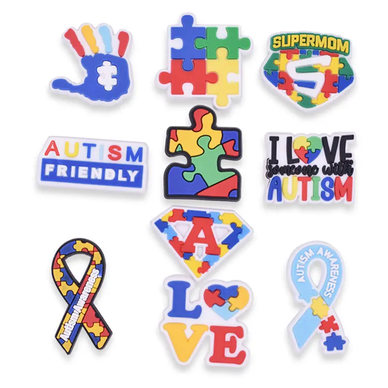 1pcs Autism Rainbow Shoe Charms PVC Rubber Charms Clog Croc Charms Shoe Accessories For Kids Gifts
1pcs Autism Rainbow Shoe Charms PVC Rubber Charms Clog Croc Charms Shoe Accessories For Kids Gifts