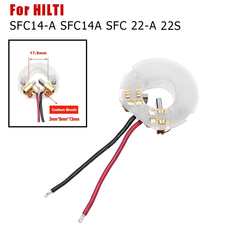 1Pc Carbon Brush Holder Carbon Brushes Replacement Durable Practical Spare Tools For HILTI SFC14-A SFC14A SFC 22-A 22A
1Pc Carbon Brush Holder Carbon Brushes Replacement Durable Practical Spare Tools For HILTI SFC14-A SFC14A SFC 22-A 22A