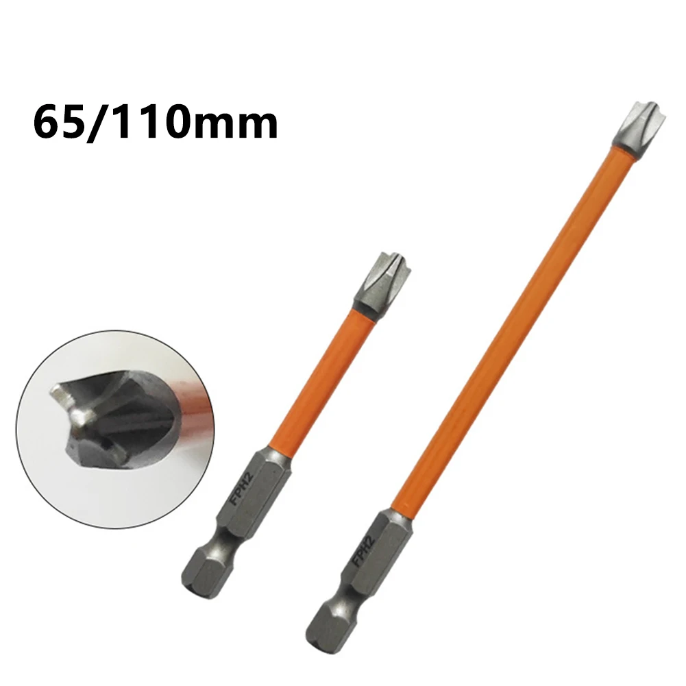 65mm 110mm Magnetic Special Slotted Cross Screwdriver Bit Alloy Steel Screw Driver Bit FPH2 For Electrician Socket Switch Tools
65mm 110mm Magnetic Special Slotted Cross Screwdriver Bit Alloy Steel Screw Driver Bit FPH2 For Electrician Socket Switch Tools