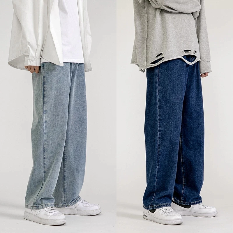 2022 New Men's Spring Black Jeans Men's Loose Straight Wide Leg Daddy Pants Tide Brand Cropped Pants Men's Clothing
2022 New Men's Spring Black Jeans Men's Loose Straight Wide Leg Daddy Pants Tide Brand Cropped Pants Men's Clothing