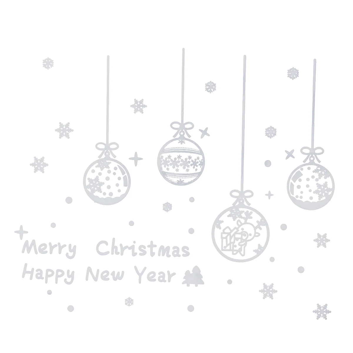 Removable Merry Christmas Vinyl Window Stickers Christmas Baubles Snowflakes DIY Showcase Window Clings Glass Door Stickers 
Removable Merry Christmas Vinyl Window Stickers Christmas Baubles Snowflakes DIY Showcase Window Clings Glass Door Stickers