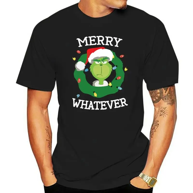 Женская футболка с надписью «Merry Whatever Merry Christmas Gift», лето 100%, хлопок, новинка, европейские размеры, повседневные топы в стиле Харадзюку, футболка, уличная одежда
Женская футболка с надписью «Merry Whatever Merry Christmas Gift», лето 100%, хлопок, новинка, европейские размеры, повседневные топы в стиле Харадзюку, футболка, уличная одежда