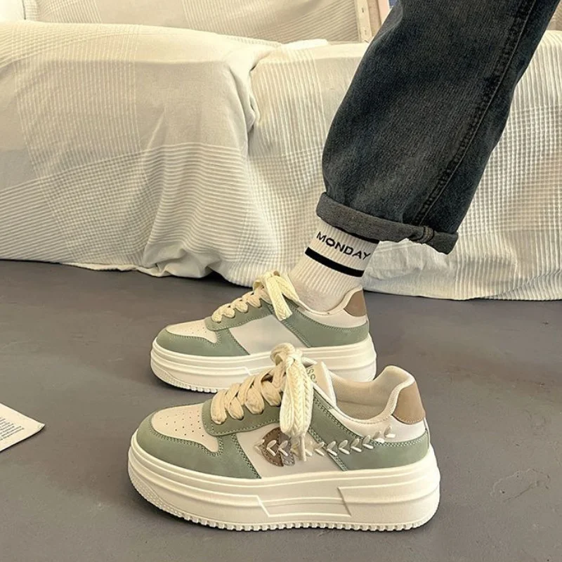 Women's Sneakers Fashion Trend 2023 Spring New Pattern Lace Up Platform Vulcanized Shoes Brand Design Casual Shoes Zapatos Mujer
Women's Sneakers Fashion Trend 2023 Spring New Pattern Lace Up Platform Vulcanized Shoes Brand Design Casual Shoes Zapatos Mujer