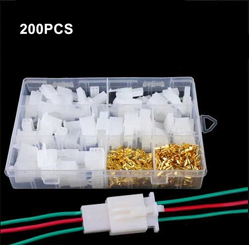 124PCS/200PCS 2.8mm connector1/2/3/4/6 Pin Electrical Wire Connector Male Female Cable Terminal Plug Kits Cars Motorcycles
124PCS/200PCS 2.8mm connector1/2/3/4/6 Pin Electrical Wire Connector Male Female Cable Terminal Plug Kits Cars Motorcycles