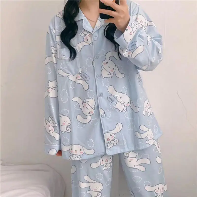 Kawaii Sanrio Pajamas Cute Kuromi Cinnamoroll Soft Cartoon Anime Home Clothes Pajamas Toys for Girls Birthday Gifts
Kawaii Sanrio Pajamas Cute Kuromi Cinnamoroll Soft Cartoon Anime Home Clothes Pajamas Toys for Girls Birthday Gifts
