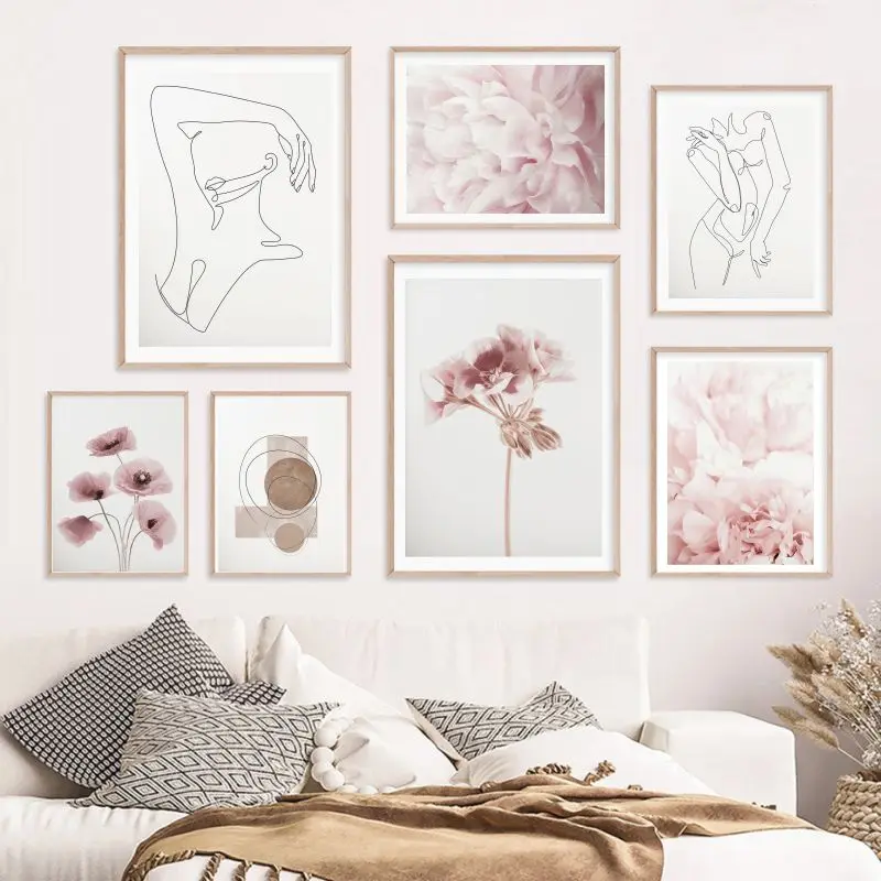 Современный Цветочный постер для рисования по линии леди, скандинавский холст, настенная живопись, розовые цветочные картины для комнаты д...
Современный Цветочный постер для рисования по линии леди, скандинавский холст, настенная живопись, розовые цветочные картины для комнаты д...