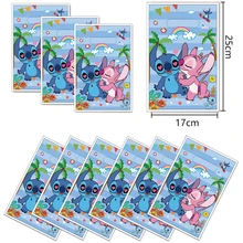 Disney Lilo & Stitch Party Supplies Disposable Gift Bags Kids Birthday Party Decor Stitch Tableware Baby Shower Decorations