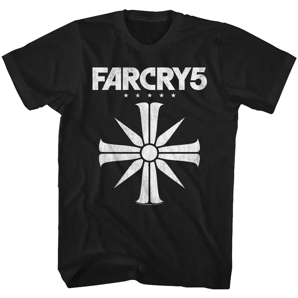 Футболка Far Cry 5 Лицензированная Классическая для видеоигр взрослых новая Черная