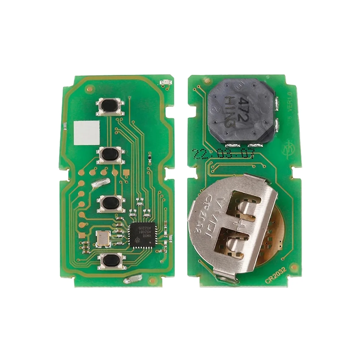 5PCS XSTO01EN Universal TOY.T Car Smart Key for Toyota XM38 Supports 4D 8A 4A All in One VVDI2/VVDI Key Tool with Shell
5PCS XSTO01EN Universal TOY.T Car Smart Key for Toyota XM38 Supports 4D 8A 4A All in One VVDI2/VVDI Key Tool with Shell