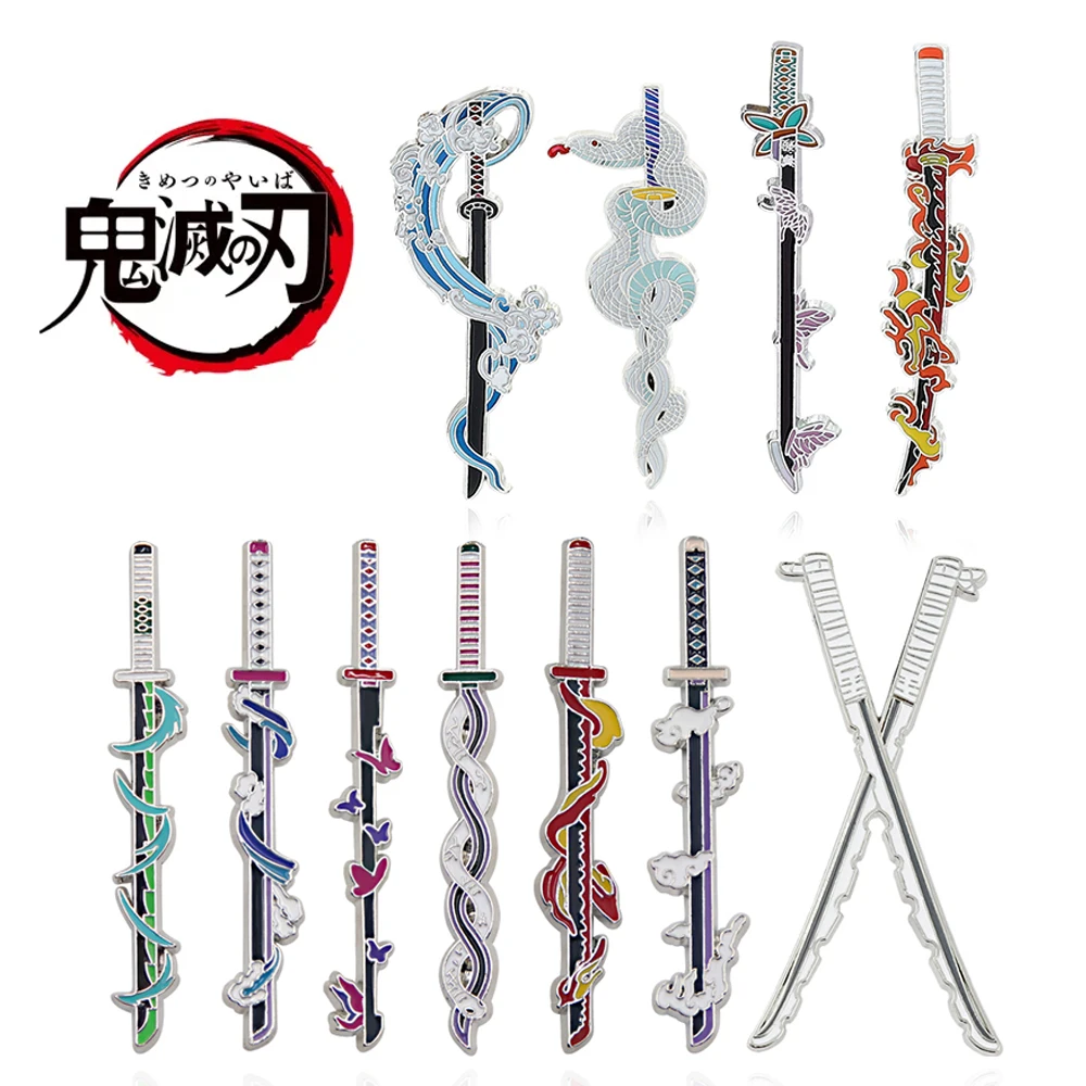 Anime Demon Slayer Metal Brooch Pins Kimetsu No Yaiba Butterfly Fire Flame Sword Icon Badge Backpack Lapel Pin Cosplay Jewelry
Anime Demon Slayer Metal Brooch Pins Kimetsu No Yaiba Butterfly Fire Flame Sword Icon Badge Backpack Lapel Pin Cosplay Jewelry
