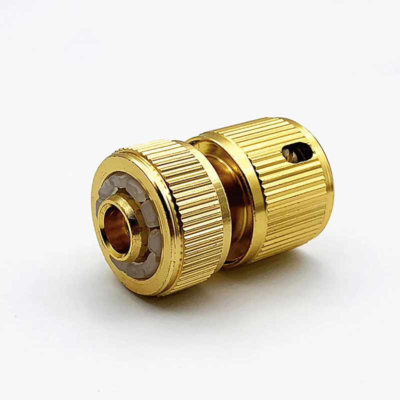 1 PC Quick Connector Brass 1/2" Garden Irrigation Hose16mm Hose Waterstop Connector Copper Hose For Watering
1 PC Quick Connector Brass 1/2" Garden Irrigation Hose16mm Hose Waterstop Connector Copper Hose For Watering