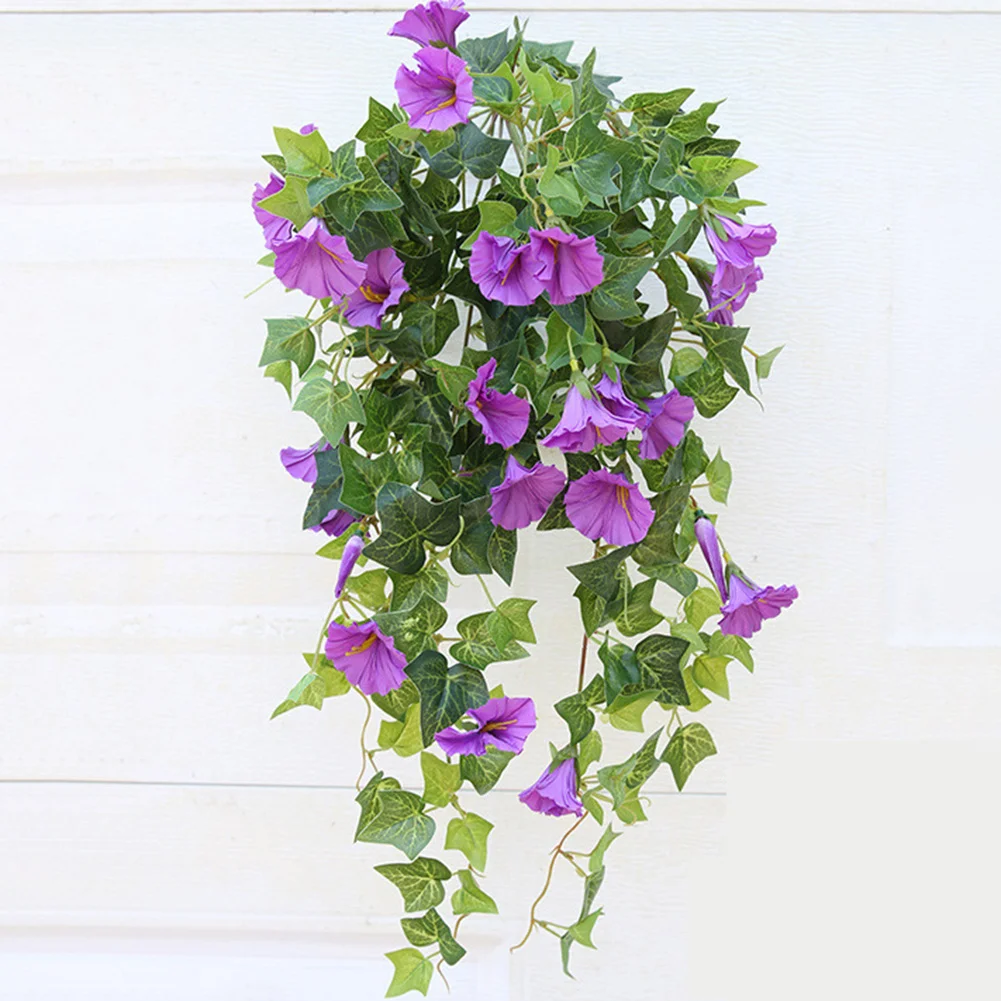 Artificial Morning Glory Vine Wall Garland Rose Red/White/Yellow/Purple Fake Silk Morning Glory Flower Wedding Garden Decoration
Artificial Morning Glory Vine Wall Garland Rose Red/White/Yellow/Purple Fake Silk Morning Glory Flower Wedding Garden Decoration