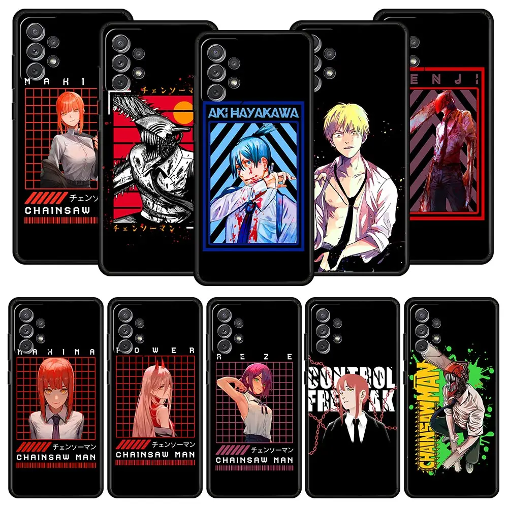 

Anime Chainsaw Man Makima For Samsung Galaxy A51 A71 A21S A12 A11 A31 A41 A01 A03s A52 A32 A22 A13 A23 A33 A53 A73 5G Phone Case