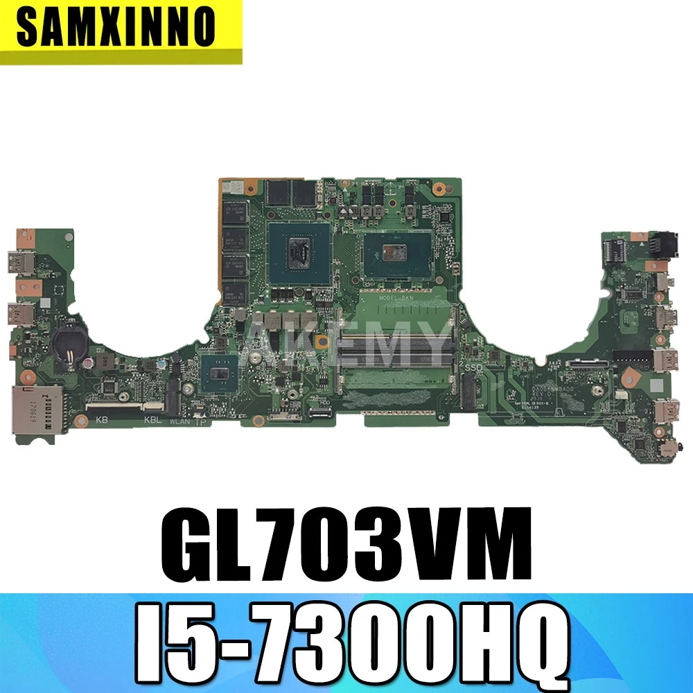 Материнская плата SAMXINNO 90NB0GL0-R00010 DA0BKNMBAB0 для Asus GL703VM GL703VD GL703V, материнская плата для ноутбука GTX 1060, графическая карта
Материнская плата SAMXINNO 90NB0GL0-R00010 DA0BKNMBAB0 для Asus GL703VM GL703VD GL703V, материнская плата для ноутбука GTX 1060, графическая карта