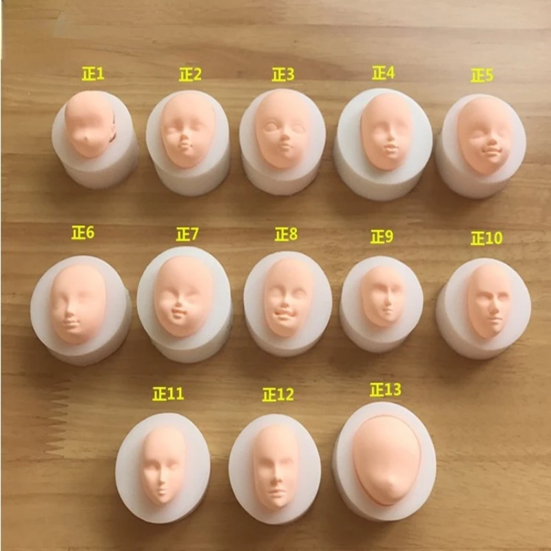 Silicone Ultra-light Clay Soft Pottery Fondant Face Doll Mold DIY Cake Decorating Tools Handmade Craft Gift Making
Silicone Ultra-light Clay Soft Pottery Fondant Face Doll Mold DIY Cake Decorating Tools Handmade Craft Gift Making