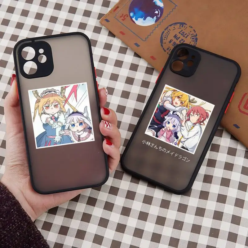 Miss Kobayashis Dragon Maid Anime Phone Case Black Color Matte Transparent For iPhone 13 12 11 Pro Max Mini X XR XS 7 8 Plus
Miss Kobayashis Dragon Maid Anime Phone Case Black Color Matte Transparent For iPhone 13 12 11 Pro Max Mini X XR XS 7 8 Plus