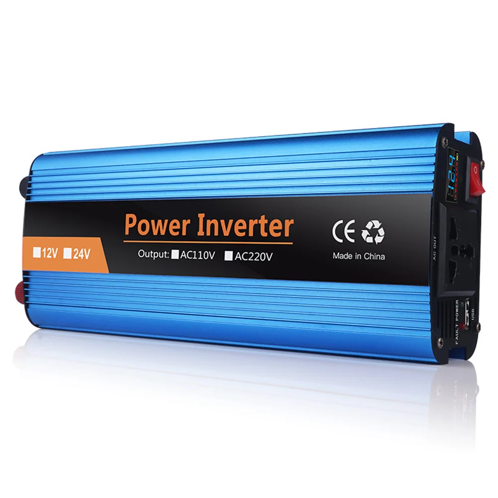 1 Pc Sine Wave Inverter High Power Car Inverter Solar Inverter 12V/24V-220V For Household Electrical Appliances Tool Parts
1 Pc Sine Wave Inverter High Power Car Inverter Solar Inverter 12V/24V-220V For Household Electrical Appliances Tool Parts