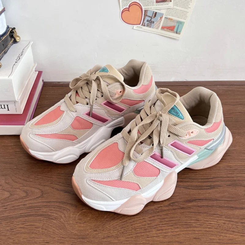 Women Summer Shoes 2023 New Design Women's Vulcanized Shoes 41 42 Lovely Pink Girls Sports Shoes Fashion Chunky Sneakers Female
Women Summer Shoes 2023 New Design Women's Vulcanized Shoes 41 42 Lovely Pink Girls Sports Shoes Fashion Chunky Sneakers Female