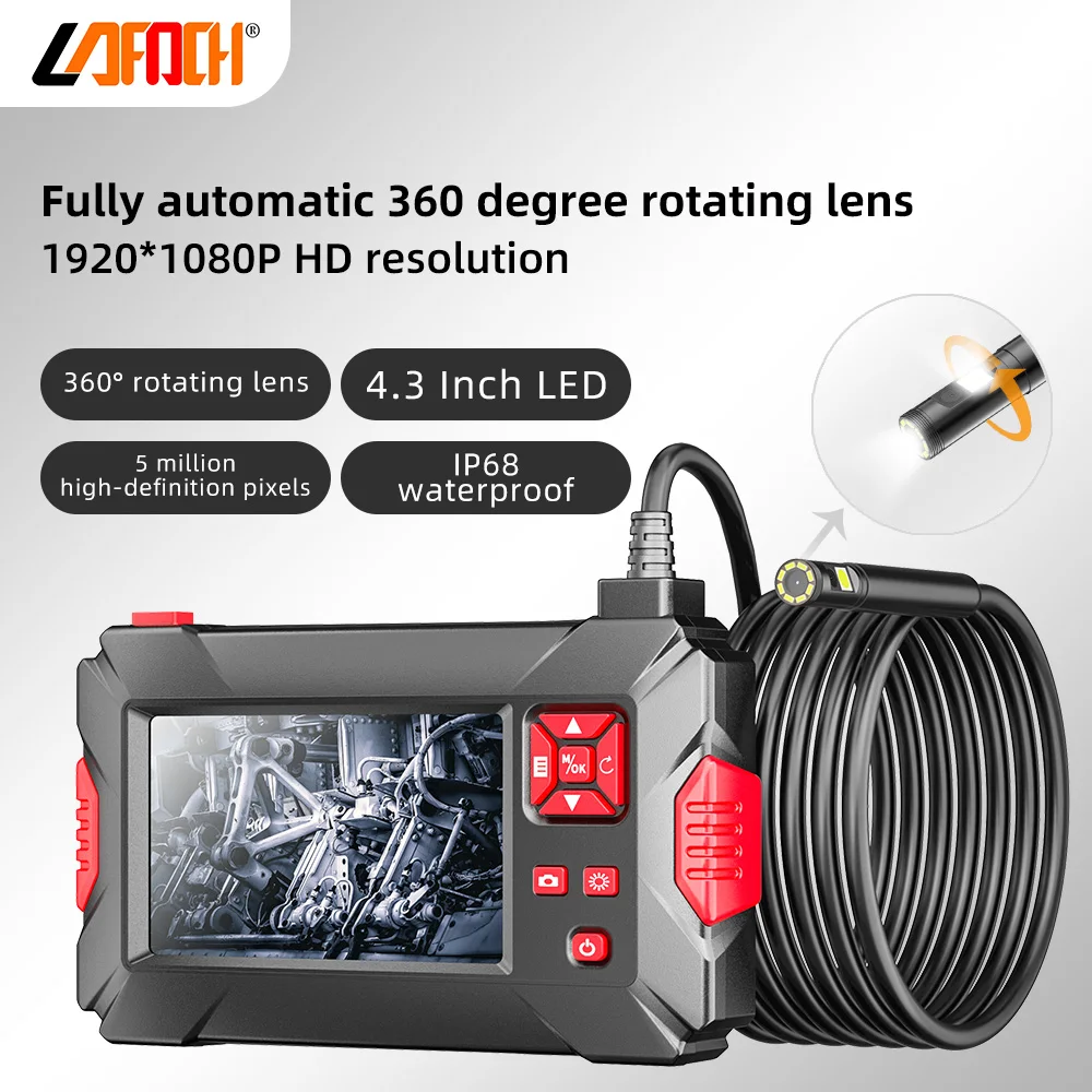Dual Lens Industrial Endoscope 4.3 Inch IPS Screen IP68 Waterproof Car Maintenance Air Conditioning Check 2600mAh
Dual Lens Industrial Endoscope 4.3 Inch IPS Screen IP68 Waterproof Car Maintenance Air Conditioning Check 2600mAh
