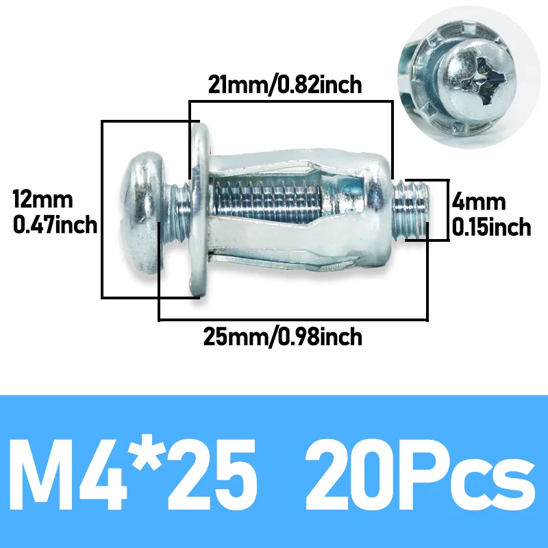 Оцинкованные гайки-заклепки M4-M8, 50 шт.
Оцинкованные гайки-заклепки M4-M8, 50 шт.