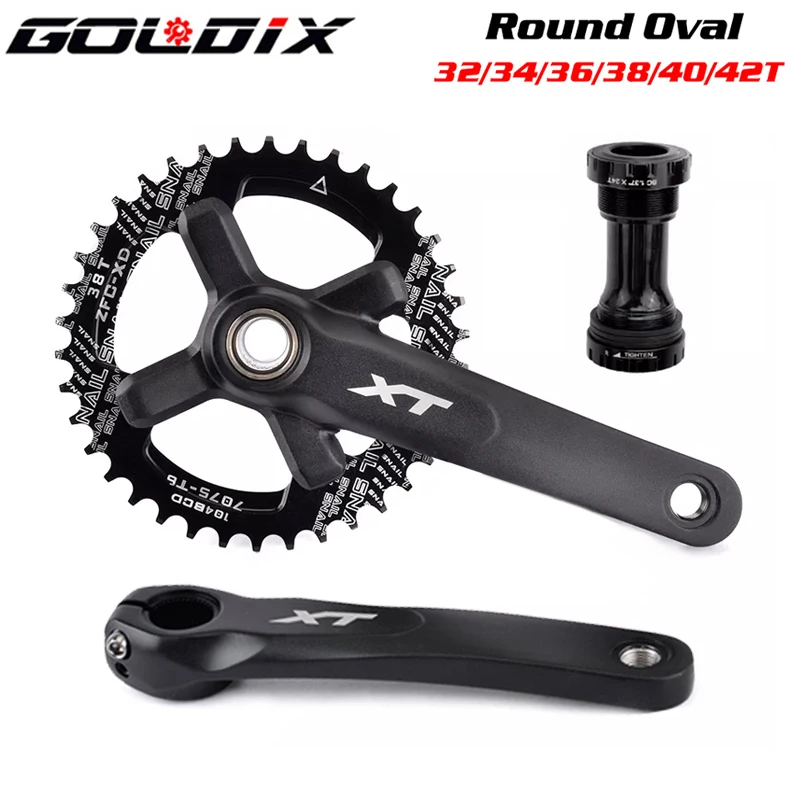 XT Bicycle Crankset 104BCD MTB Bike Crank Chainring Bike 170mm 175mm Black Round Oval 32T 34T 36T 38T mtb crankset 
XT Bicycle Crankset 104BCD MTB Bike Crank Chainring Bike 170mm 175mm Black Round Oval 32T 34T 36T 38T mtb crankset