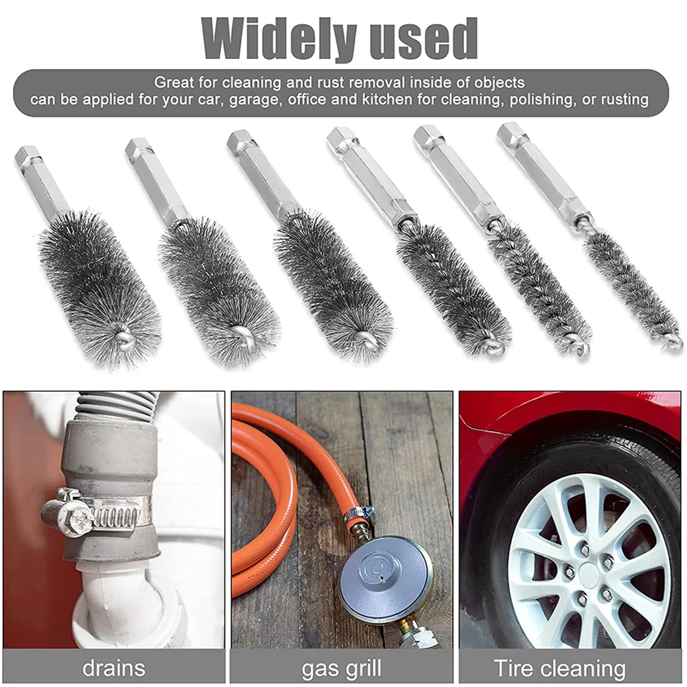 8-19mm Drill Brush Steel Brushs Carbon Brushes For Electric Engines Brushes For Screwdriver Drill Chimney Cleaning Accessories
8-19mm Drill Brush Steel Brushs Carbon Brushes For Electric Engines Brushes For Screwdriver Drill Chimney Cleaning Accessories