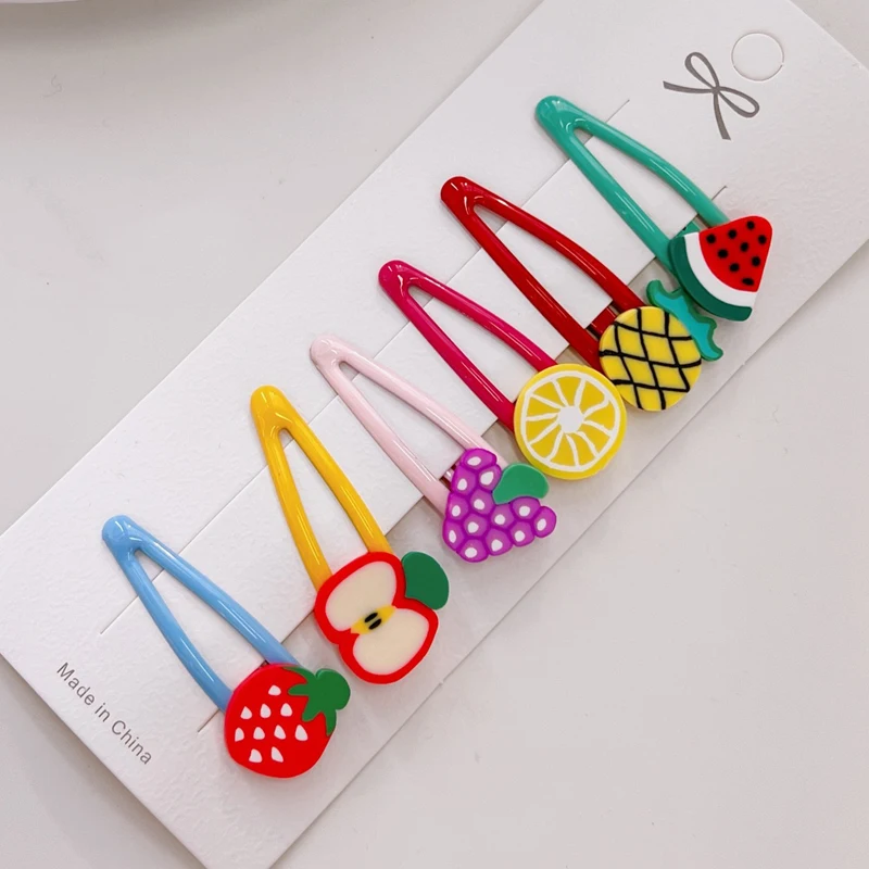 2pcs/pack Sweet Fruit Hair Clips Barrettes Cute Apples Watermelons Bangs Clips Children Girls Hair Pins Headwear Accessories
2pcs/pack Sweet Fruit Hair Clips Barrettes Cute Apples Watermelons Bangs Clips Children Girls Hair Pins Headwear Accessories